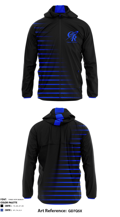 Central Cross Country 338893 Windbreaker - 1