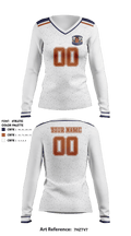 Galion High School Women's Volleyball 89296456 Women's Long Sleeve V-neck Shirt - 2