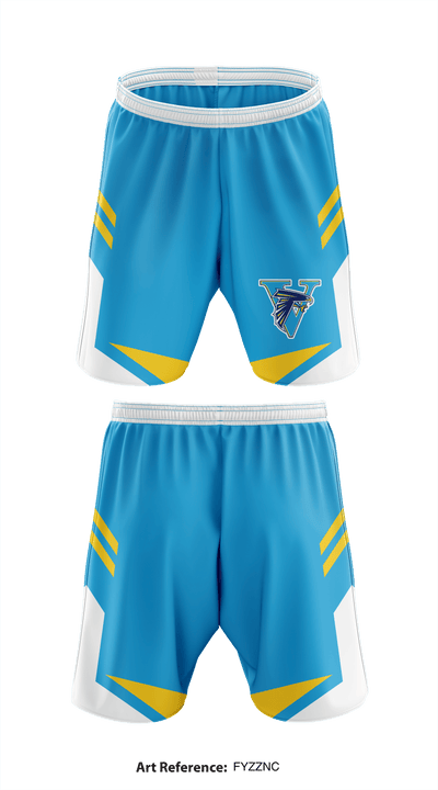 Valley High School Golf 33800482 Athletic Shorts With Pockets - 1