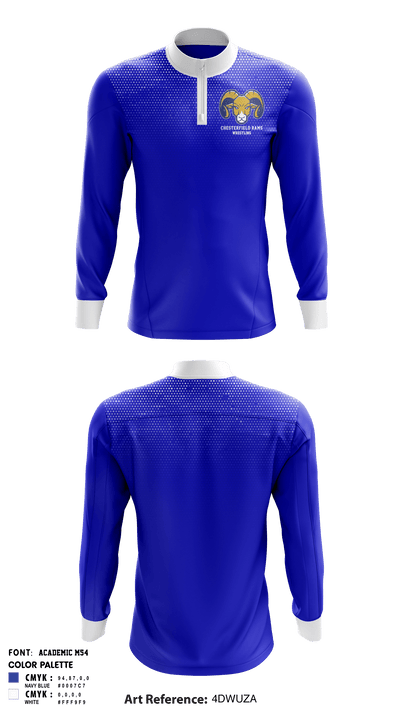 CHESTERFIELD RAMS 81207502 Quarter Zip Jacket - 1