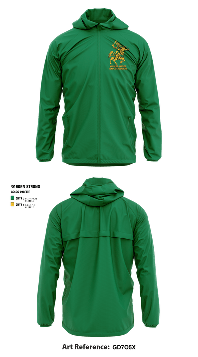 Harvest Baptist Temple Crusaders 54317075 Windbreaker - 2
