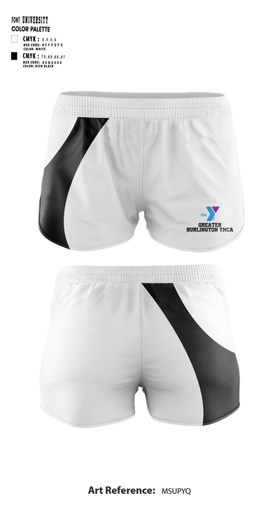 Greater Burlington YMCA 86238784 Women's Shorts - 1