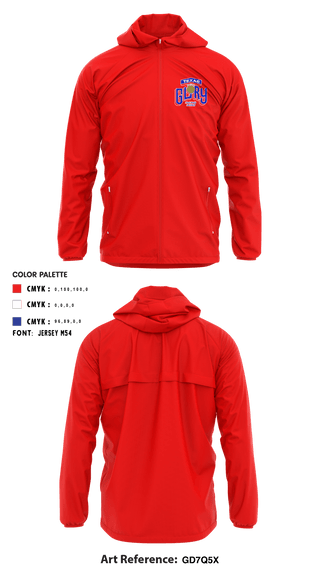 Windbreaker, Texas Glory Fastpitch, Softball, Teamtime, Team time, sublimation, custom sports apparel, team uniforms, spirit wear, spiritwear, sports uniforms, custom shirts, team store, custom team store, fundraiser sports, apparel fundraiser
