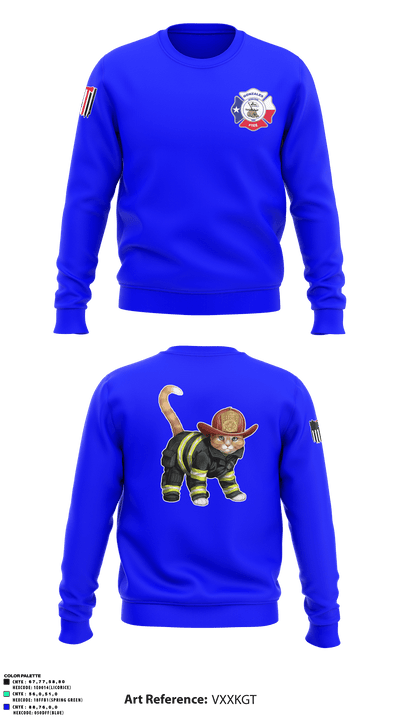 C-Shift Cool Cats 12896610 Crew Neck Sweatshirt - 3