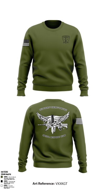 LCSO Special Response Team 90954535 Long Sleeve Performance Shirt - 2
