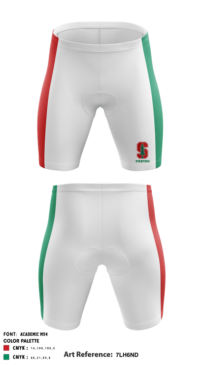 Stanford University Volleyball 84936452 Men's Compression Shorts - 2