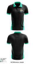 Glen Allen High School Tennis 78396465 Short Sleeve Performance Polo - 2