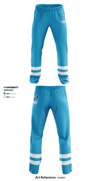 Sam Rayburn High School Basketball 55043972 Sweatpants - 1