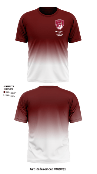 Short Sleeve Performance Shirt, University of Denver Cheer, , Teamtime, Team time, sublimation, custom sports apparel, team uniforms, spirit wear, spiritwear, sports uniforms, custom shirts, team store, custom team store, fundraiser sports, apparel fundraiser