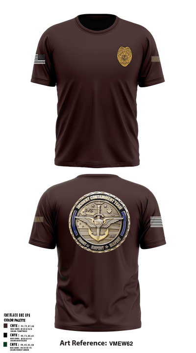 Incident Containment Team 74339570 Short Sleeve Performance Shirt - 1