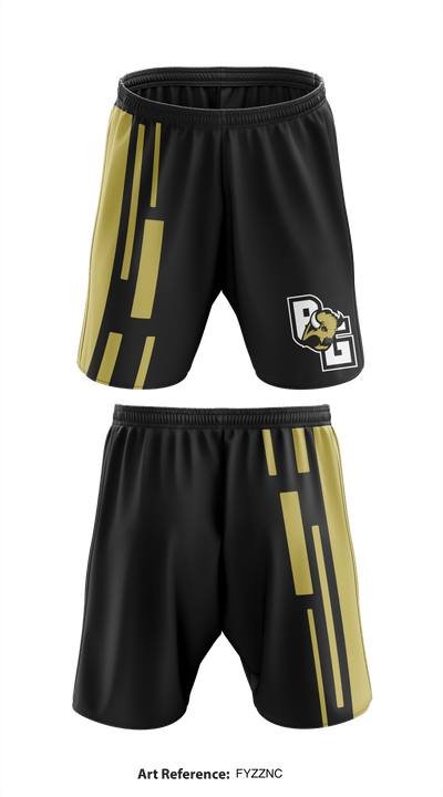 Bisons Baseball 73460603 Athletic Shorts With Pockets - 1