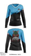 Frosted Vipers 67981544 Women's Long Sleeve V-neck Shirt - 1