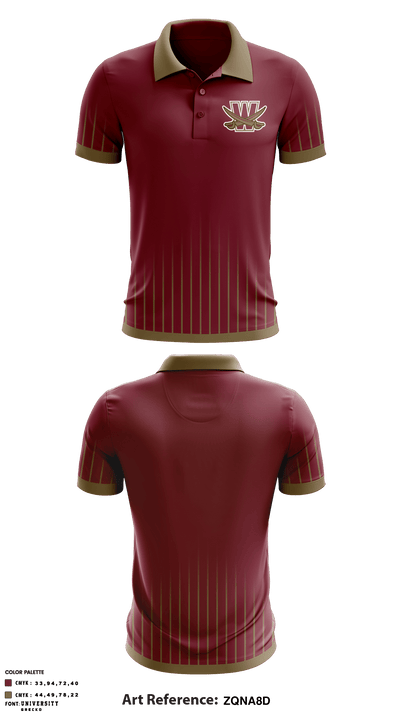 Walsh University 1552136 Short Sleeve Performance Polo - 1
