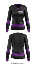 Bowling Green School High School softball 98090718 Women's Long Sleeve V-neck Shirt - 1