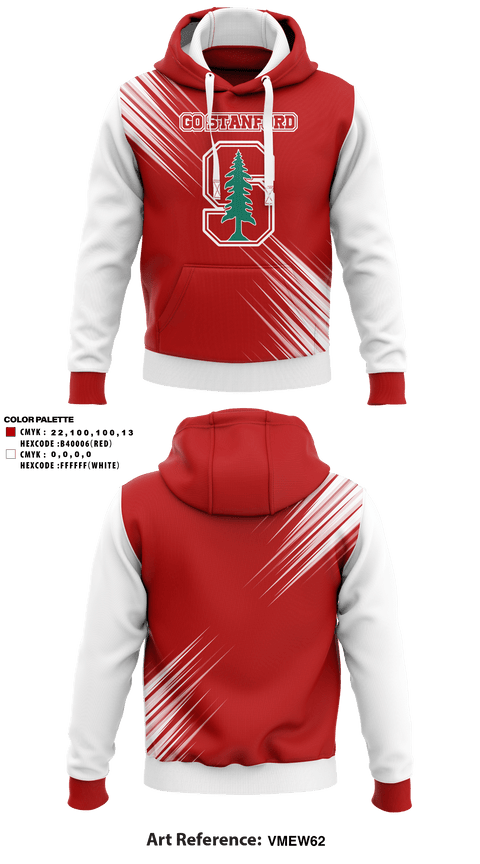 Hoodie, Go Stanford, Spirit Store, Teamtime, Team time, sublimation, custom sports apparel, team uniforms, spirit wear, spiritwear, sports uniforms, custom shirts, team store, custom team store, fundraiser sports, apparel fundraiser