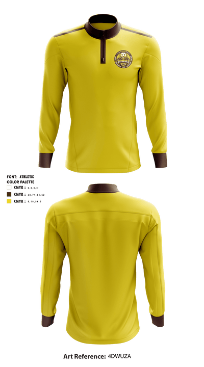 Waynedale High School Basketball 66944110 Quarter Zip Jacket - 3
