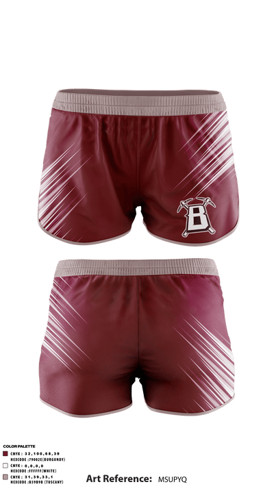Bangor Area Senior High School Softball 12308346 Track Shorts - 1