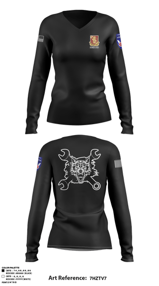 Women's Long Sleeve Vneck Shirt, , Army, Teamtime, Team time, sublimation, custom sports apparel, team uniforms, spirit wear, spiritwear, sports uniforms, custom shirts, team store, custom team store, fundraiser sports, apparel fundraiser