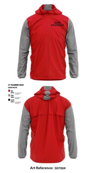 Windbreaker, Bison Woodworks, , Teamtime, Team time, sublimation, custom sports apparel, team uniforms, spirit wear, spiritwear, sports uniforms, custom shirts, team store, custom team store, fundraiser sports, apparel fundraiser