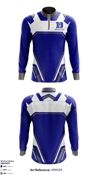 Quarter Zip Jacket, Peotone Blue Demon, School Spirit Store, Teamtime, Team time, sublimation, custom sports apparel, team uniforms, spirit wear, spiritwear, sports uniforms, custom shirts, team store, custom team store, fundraiser sports, apparel fundraiser