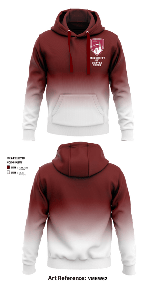 Hoodie, University of Denver Cheer, , Teamtime, Team time, sublimation, custom sports apparel, team uniforms, spirit wear, spiritwear, sports uniforms, custom shirts, team store, custom team store, fundraiser sports, apparel fundraiser