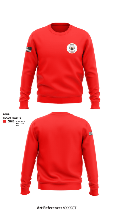 Fuego Volunteer Fire Company 45597069 Crew Neck Sweatshirt - 1