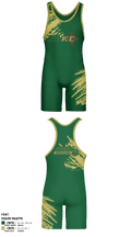 Badlands Badgers Wrestling Club 53583810 Wrestling Singlet - 3