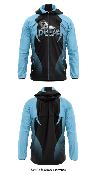 Windbreaker, Chugiak High School Cross Country, Cross Country, Teamtime, Team time, sublimation, custom sports apparel, team uniforms, spirit wear, spiritwear, sports uniforms, custom shirts, team store, custom team store, fundraiser sports, apparel fundraiser