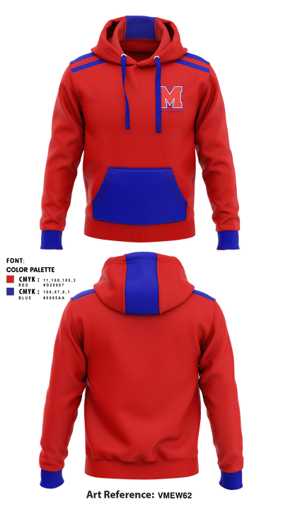 Midway High School Track 35894207 Hoodie - 1