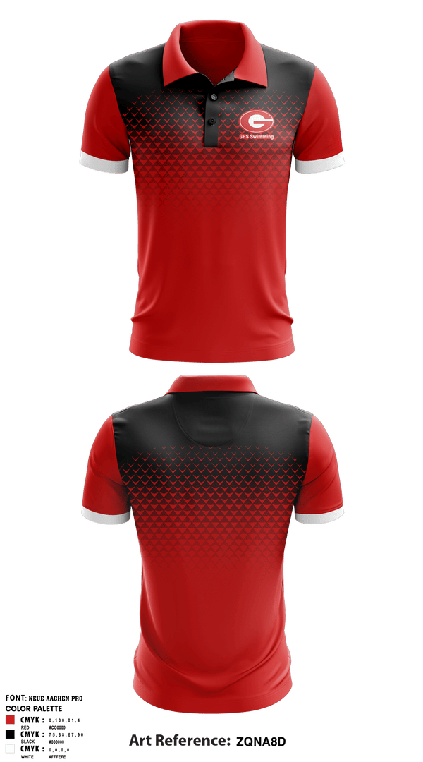Short Sleeve Performance Polo, GHS Swimming, Swimming, Teamtime, Team time, sublimation, custom sports apparel, team uniforms, spirit wear, spiritwear, sports uniforms, custom shirts, team store, custom team store, fundraiser sports, apparel fundraiser