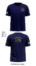 NJ State Police Commercial Vehicle Inspection Unit 62941270 Short Sleeve Performance Shirt - 1