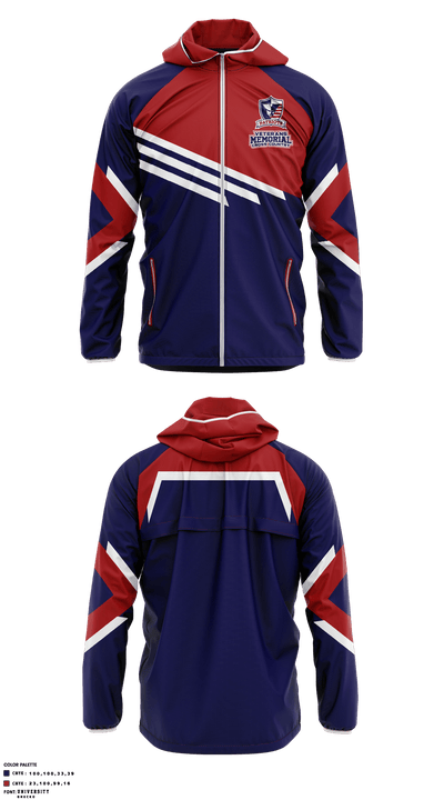 Veterans Memorial High School Cross Country 41103611 Windbreaker - 1