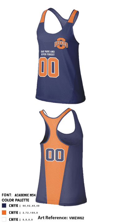 Oak Park and River Forest Field Hockey 54220256 Tank Top - 1
