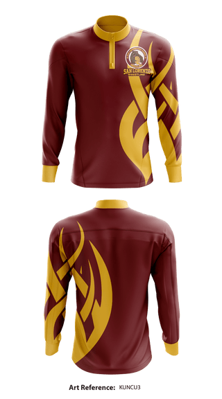 Quarter Zip Jacket, San Lorenzo High School wrestling, Wrestling, Teamtime, Team time, sublimation, custom sports apparel, team uniforms, spirit wear, spiritwear, sports uniforms, custom shirts, team store, custom team store, fundraiser sports, apparel fundraiser