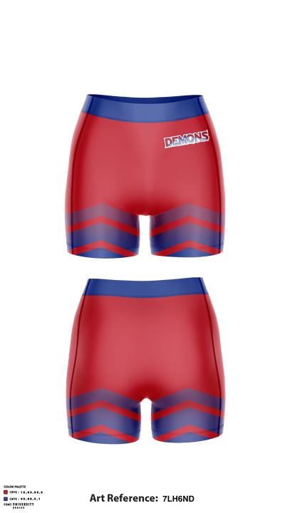 Buena Vista High School Volleyball 19385080 Women's Compression Shorts - 1
