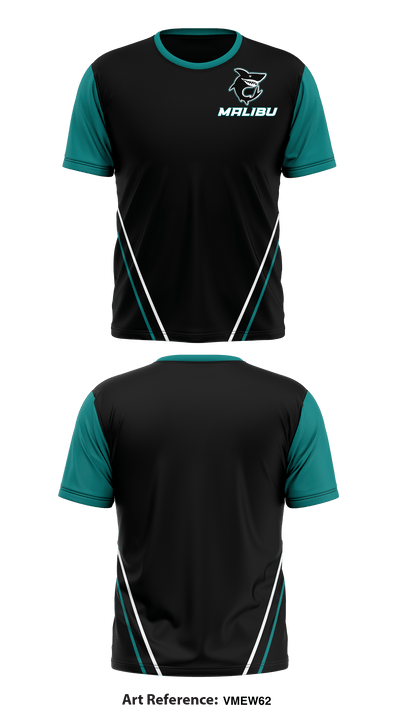 Malibu High School 94594289 Short Sleeve Performance Shirt - 1