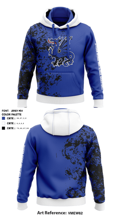 Division Avenue High School Basketball 17302589 Hoodie - 1