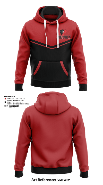 Prestonsburg High School Track 27000060 Hoodie - 1