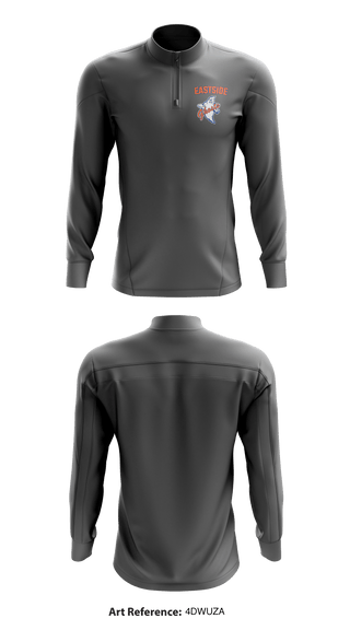 Quarter Zip Jacket, Eastside High School, School Spirit Store, Teamtime, Team time, sublimation, custom sports apparel, team uniforms, spirit wear, spiritwear, sports uniforms, custom shirts, team store, custom team store, fundraiser sports, apparel fundraiser