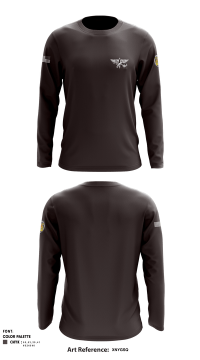 Salisbury Police Special Response Team 60384569 Long Sleeve Performance Shirt - 1