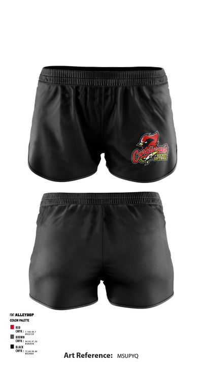 Cardinals Rocket Softball 20604188 Women's Shorts - 1