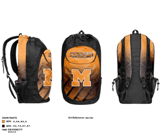 Gear Bag, Montville High School Soccer, Men's Soccer, Teamtime, Team time, sublimation, custom sports apparel, team uniforms, spirit wear, spiritwear, sports uniforms, custom shirts, team store, custom team store, fundraiser sports, apparel fundraiser
