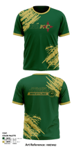 Badlands Badgers Wrestling Club 53583810 Short Sleeve Rash Guard Shirt - 3