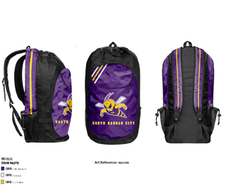 Gear Bag, North Kansas City High School Women's Volleyball, Women's Volleyball, Teamtime, Team time, sublimation, custom sports apparel, team uniforms, spirit wear, spiritwear, sports uniforms, custom shirts, team store, custom team store, fundraiser sports, apparel fundraiser