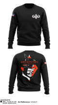 D co 6-101 AVN REGT 1442512 Crew Neck Sweatshirt - 1