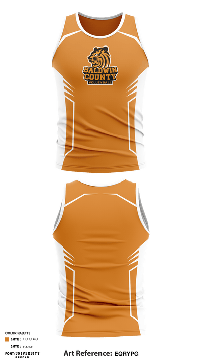 Baldwin County High School Volleyball 85462127 Tank Top - 1