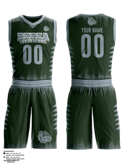 Berea High School Basketball 65834352 Basketball Uniform - 1