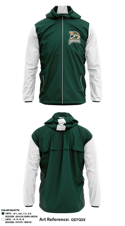 Desales High School Softball 69788964 Windbreaker - 1