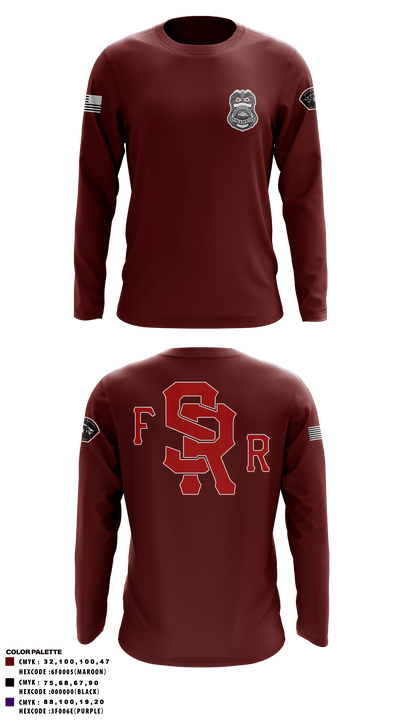 71st Battalion 72308651 Long Sleeve Performance Shirt - 1