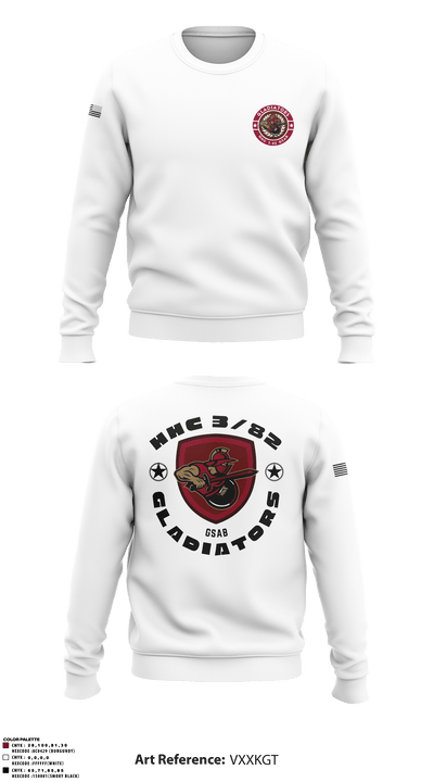 HHC 3-82 GSAB 55821489 Crew Neck Sweatshirt - 2